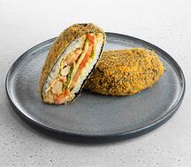 Важный бургер с креветкой