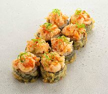 Темпура ролл с креветкой (8 шт)