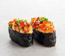 Запеченные суши с угрем (2 шт)