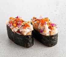 Суши с опаленным гребешком и трюфелем (2 шт)