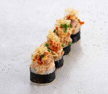 Запеченный ролл с курицей (4 шт)