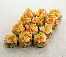 Темпура ролл с креветкой (12 шт)