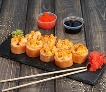 Запеченная Филадельфия с креветкой