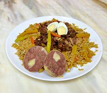 Плов из риса лазер