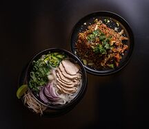 Фо га и рис с курицей