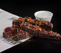 Ржаные гренки с чесноком
