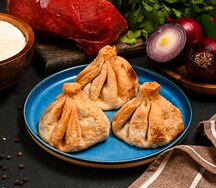 Хинкали с сыром сулугуни жареные