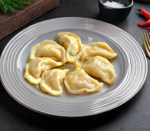 Вареники с картофелем и грибами шампиньонами