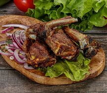 Шашлык из бараньей корейки