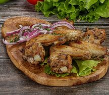 Шашлык из куриных крыльев