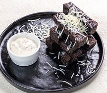 Гренки из бородинского хлеба