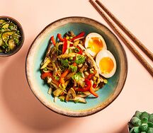 Лапша с жареными овощами