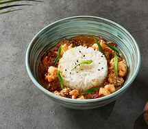 Креветки с овощами Ютай