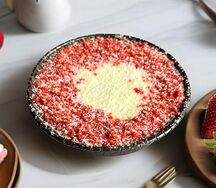 Запеканка творожная с клубничным джемом 