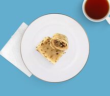 Блин с мясом и рисом