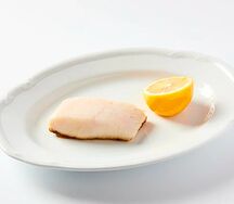 Филе палтуса на гриле