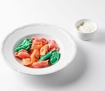 Цветные пельмешки