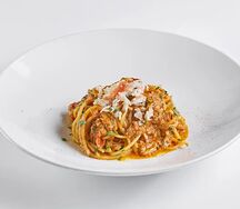 Спагетти с крабом