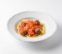 Спагетти с тефтелями