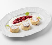 Сырники с вишней