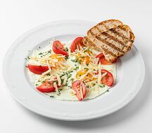 Яичница с томатами