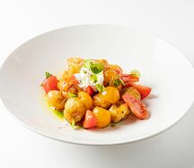 Салат с баклажаном