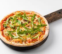 Пицца с белыми грибами интеграле