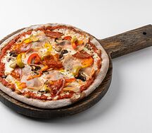 Ржаная пицца капричоза