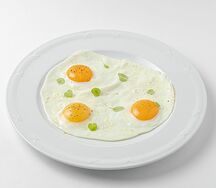 Яичница из трех яиц