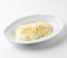 Пюре с сыром рокфор