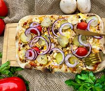 Пицца Шашлычная M