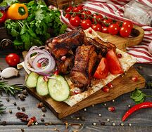 Шашлык из свиных ребер