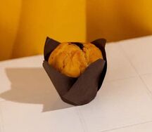 Маффин с черничной начинкой 