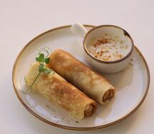 Блинчики с говяжьим фаршем