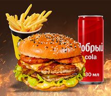Комбо №5 с бургером Jack Daniels