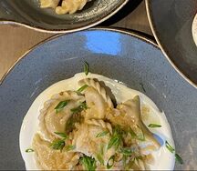 Вареники с картофелем и жареным луком
