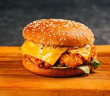 Chicken cheeseburger