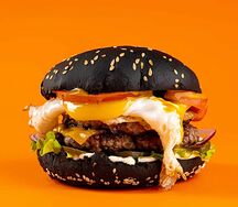 Black burger ĸуриный 