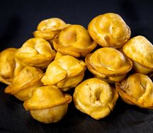 Пельмени жареные
