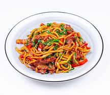 Ганбян цомян с курицей