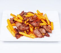 Мясо с фри 