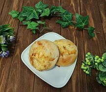 Лепёшка с сыром и майонезом