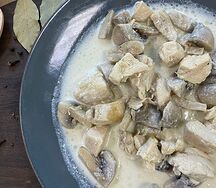 Филе куриное с грибами