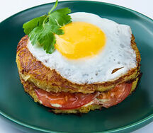 Драник с красной рыбой