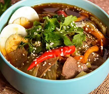 Рамён с говядиной