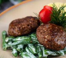 Говяжьи котлетки с пюре