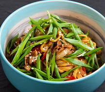 Удон с говядиной