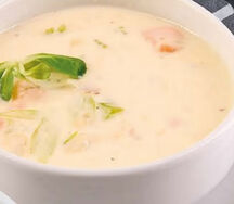 Суп чаудер с морепродуктами