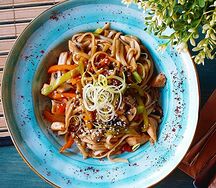 Удон с курицей