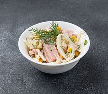 Салат с ветчиной 